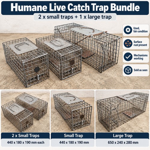 Humane live catch animal - live,