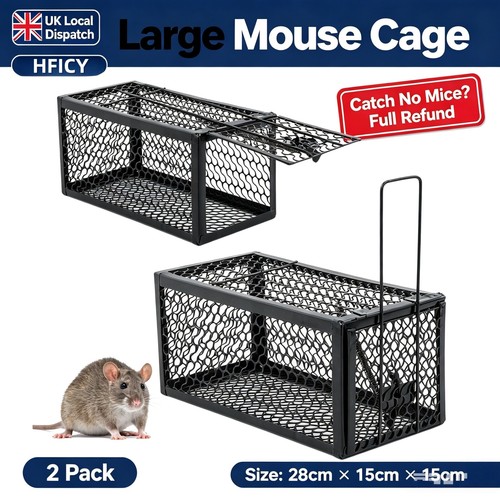 Rat catcher spring cage - 2x,