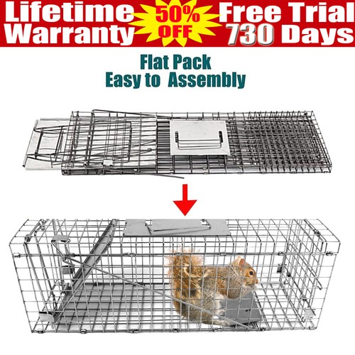Metal squirrel trap heavy - metal, duty