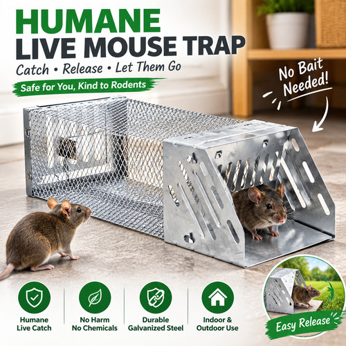 Humane rat trap live catch - trap,